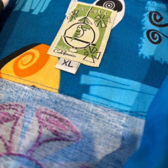 Rare McBiff Beetlejuice Inspired Tiki Men’s Aloha Shirt Size XL - Picture 3 of 6